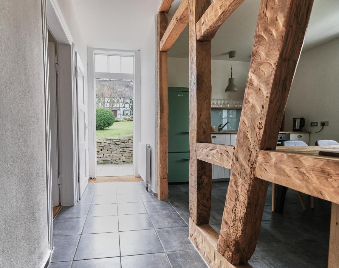 Ferienwohnung Im Fachwerkhof 'Haus In Bewegung' Seelscheid Dış mekan fotoğraf