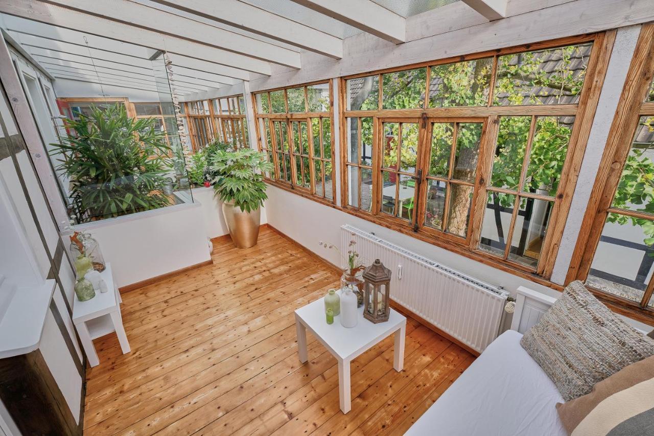 Ferienwohnung Im Fachwerkhof 'Haus In Bewegung' Seelscheid Dış mekan fotoğraf